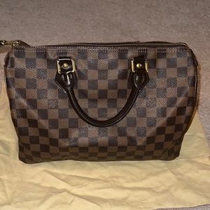 Authentic Pre-Loved Louis Vuitton Speedy 30 Damier Ebene Print